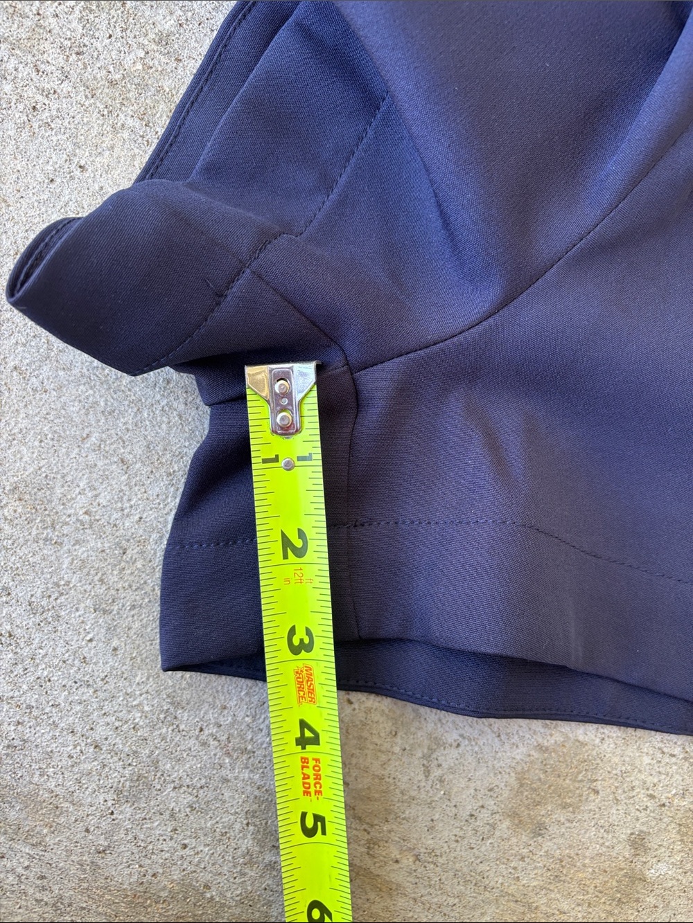 APRICOT Navy High-Waist Wide Leg Tailored Shorts - Picture 9 of 13